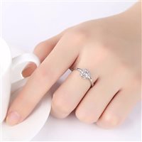 Anneau Gaurosa Femme Fantasy in Argent Zirconia SR0057-13G05 - SR0057-13G05